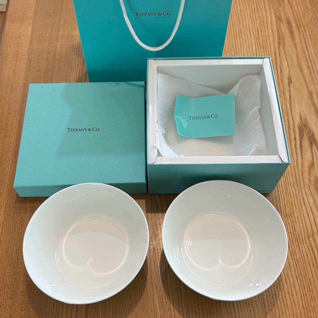 【新品・未使用】Tiffany & Co.ティファニー ブルーボウル ペア 箱付