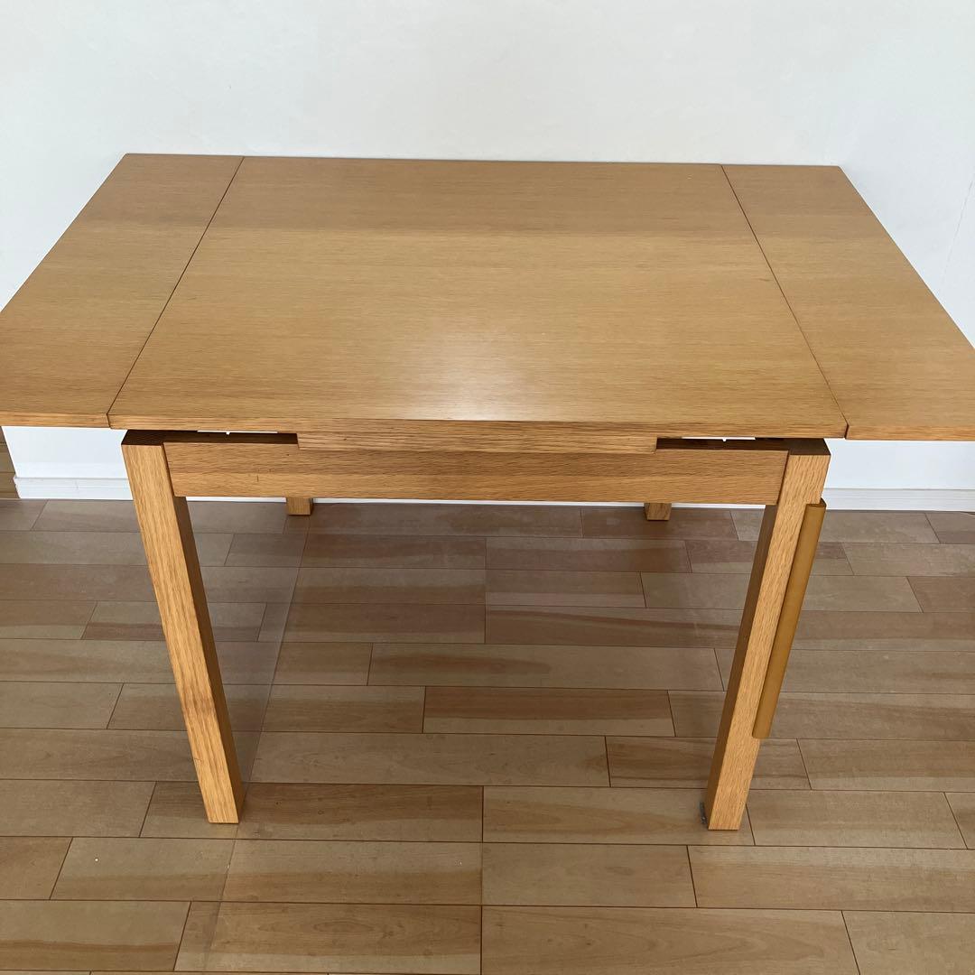 無印良品　エクステンションテーブル　木製　ダイニングテーブル