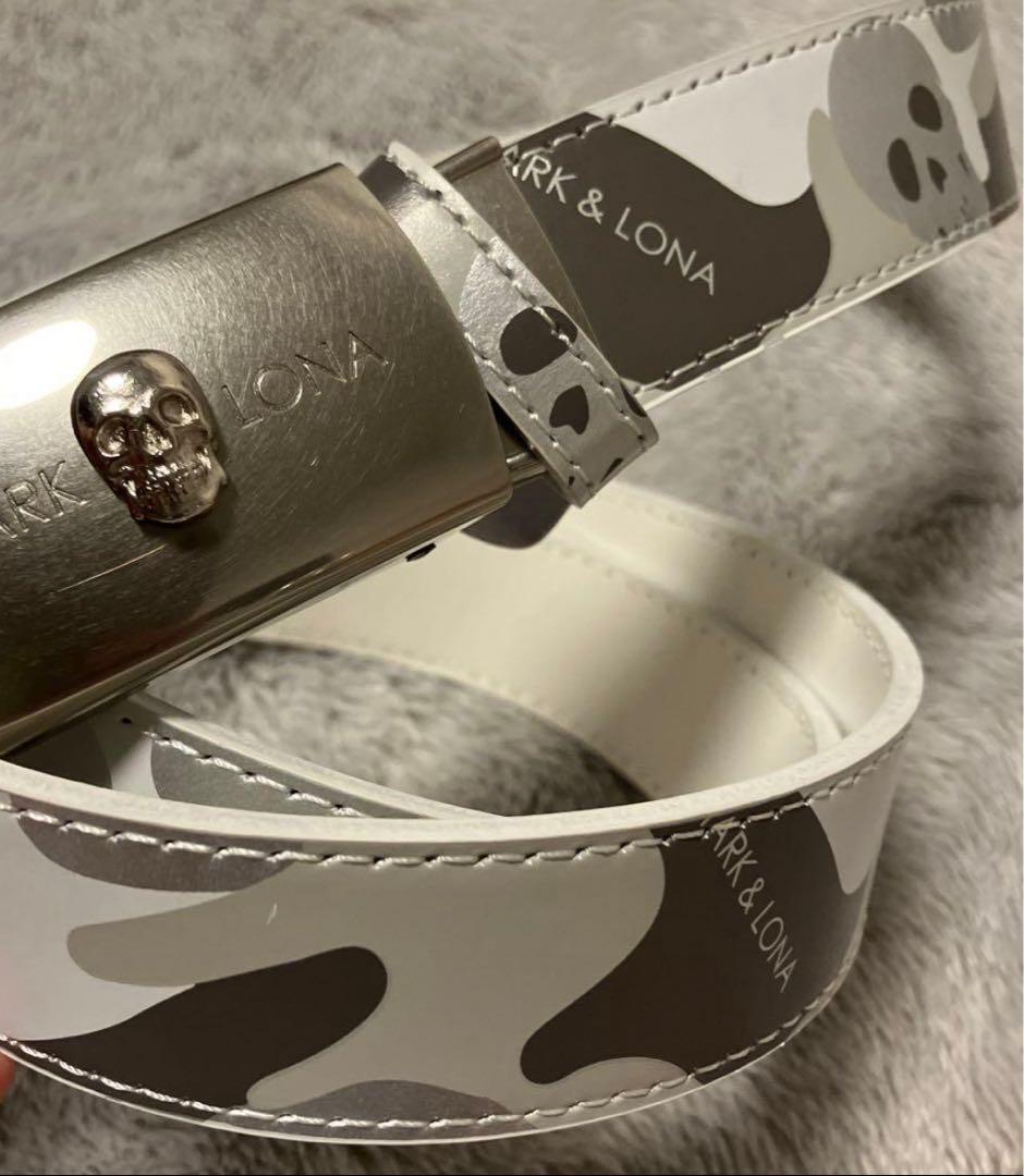 【最終価格】MARK&LONA マークアンドロナ　スカルバックル ベルト