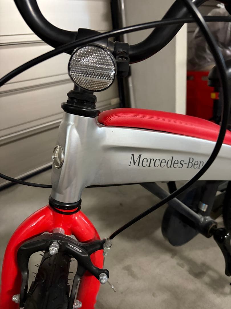 Mercedes-Benz キッズバイク シルバー/レッド　クリスマスプレゼント