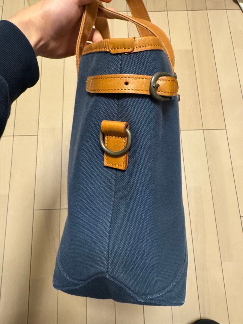 【UNDER CANVAS】横型トートバッグ 倉敷帆布【タケヤリ 2号帆布】