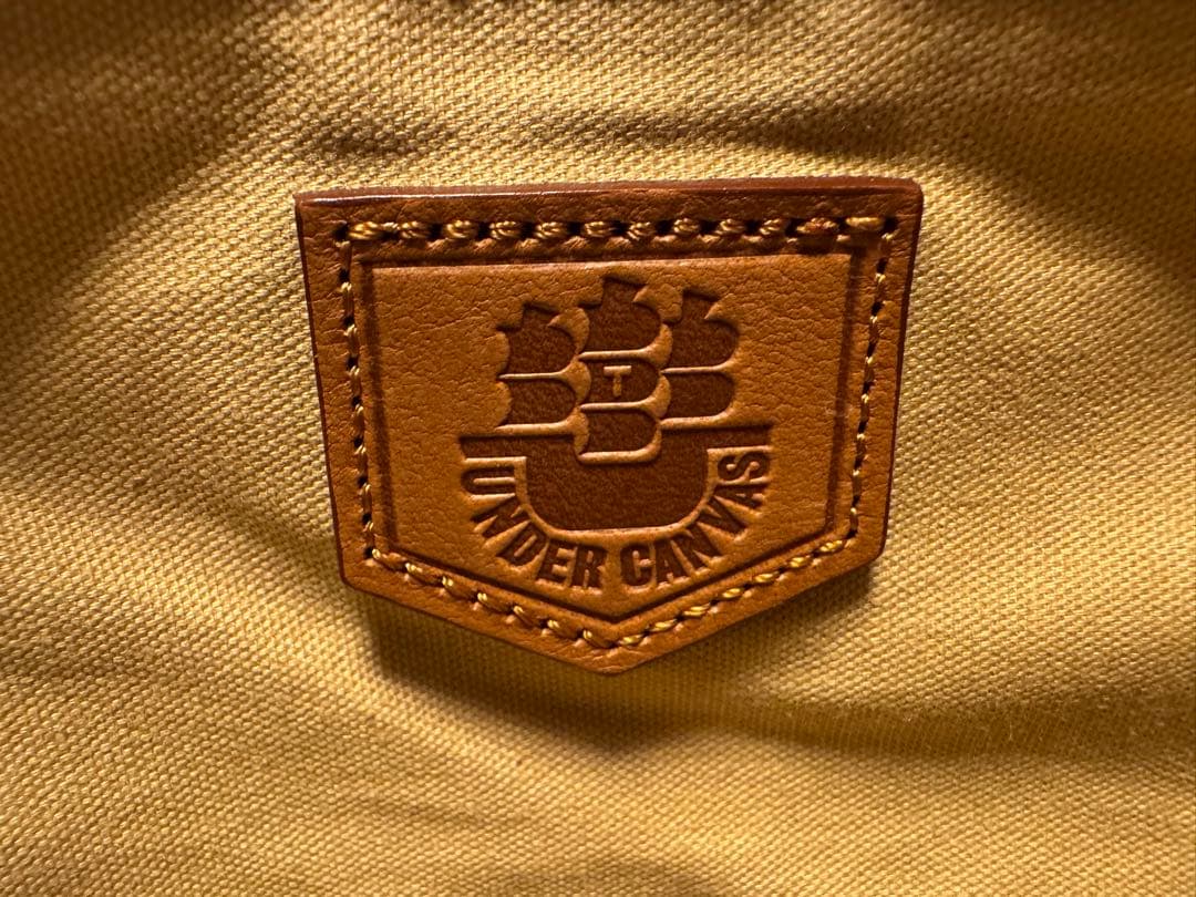 【UNDER CANVAS】横型トートバッグ 倉敷帆布【タケヤリ 2号帆布】