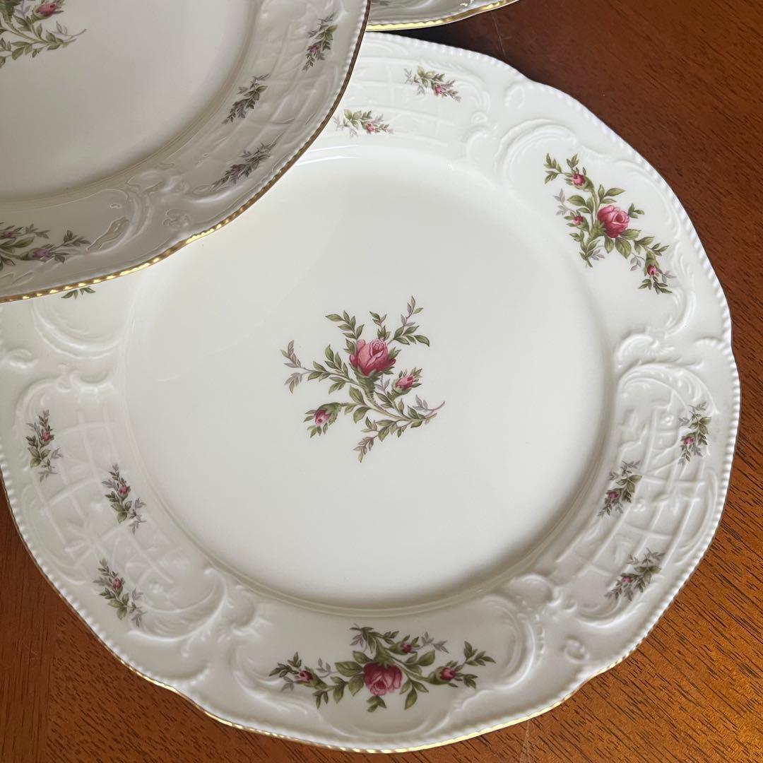 【美品】ドイツ製　ローゼンタール ★モスローズ★デザート皿　5枚