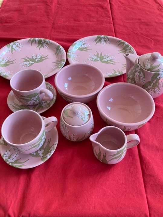 ピンクハウス　すずらん柄　ティーセット