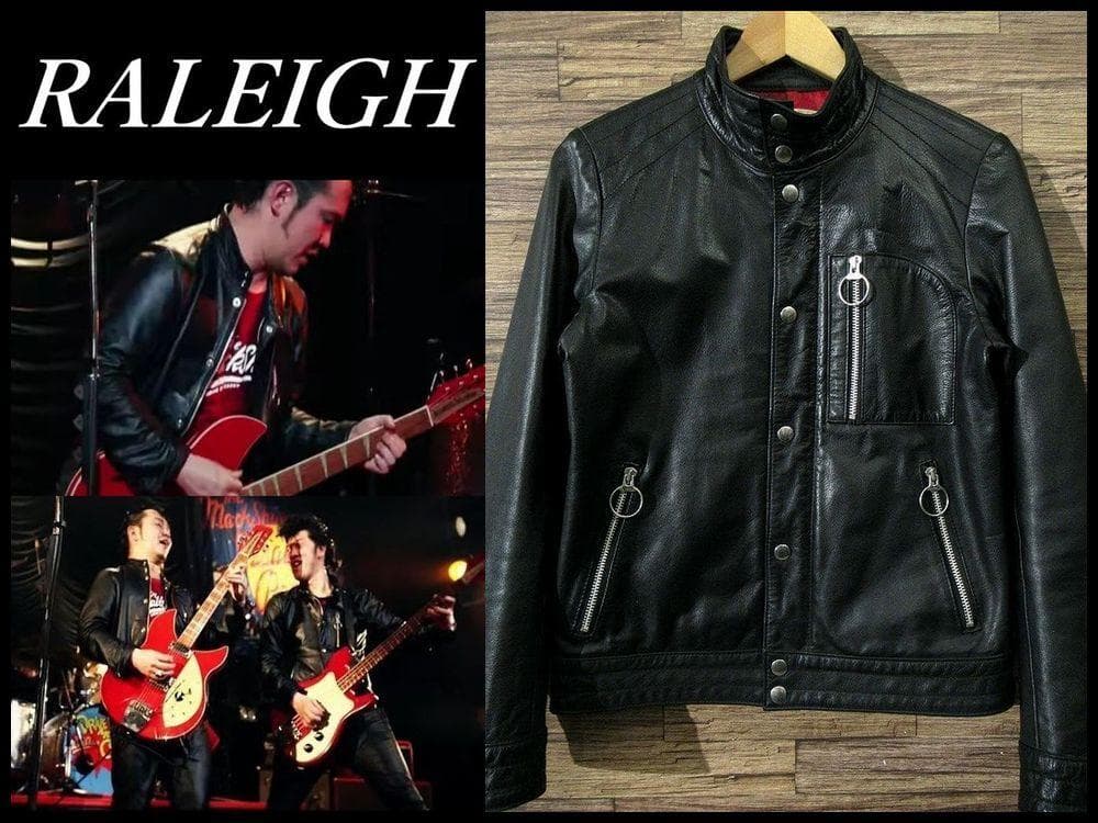 激レア ラリー ザ・マックショウ 着用 レザー ライダース ジャケット 革ジャン