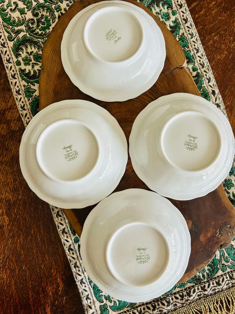 【廃盤】リチャードジノリ　ロイヤルブルー　サラダボウルフルーツボウル　4枚セット