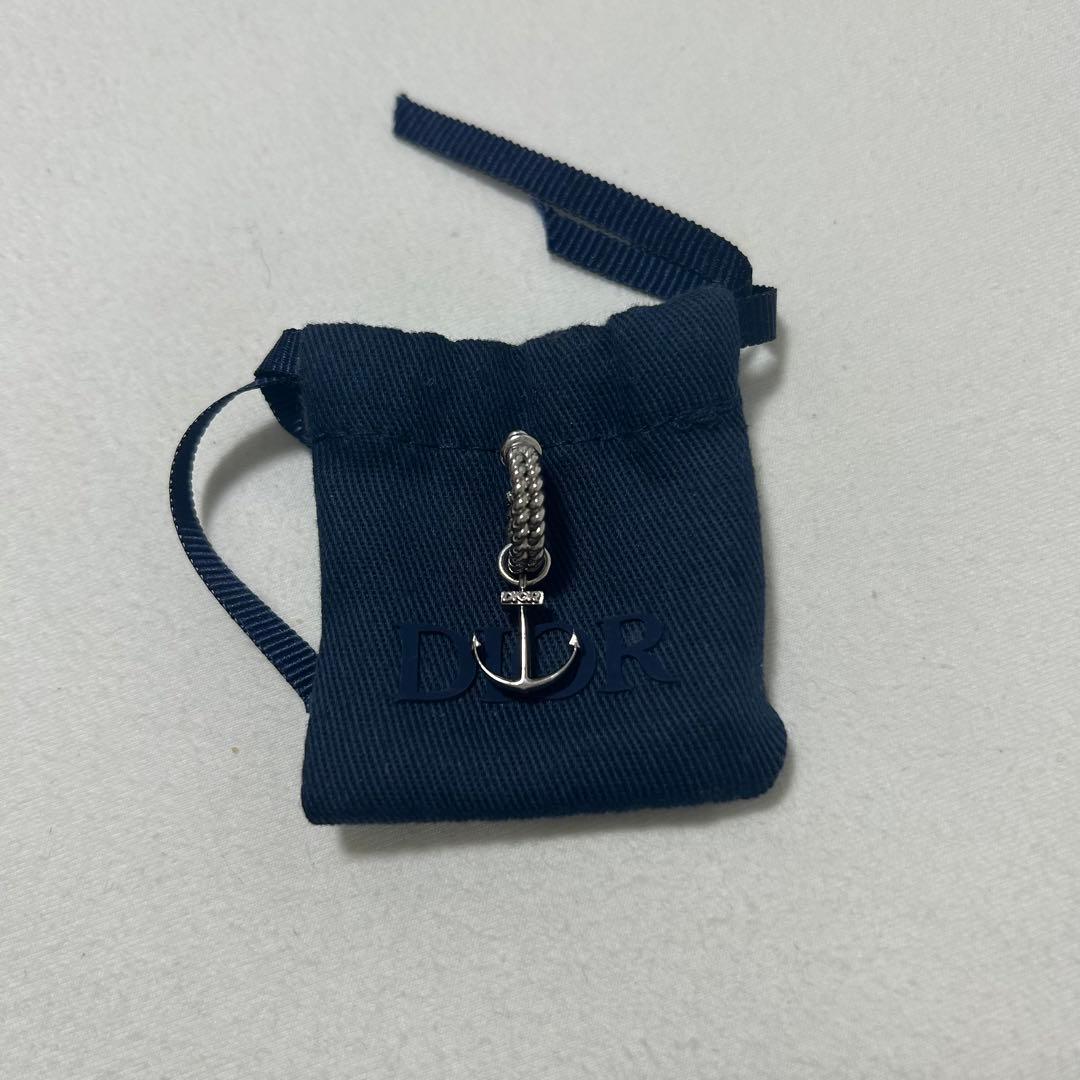 DIOR メンズ　ピアス　片耳用　アンカー　22AW