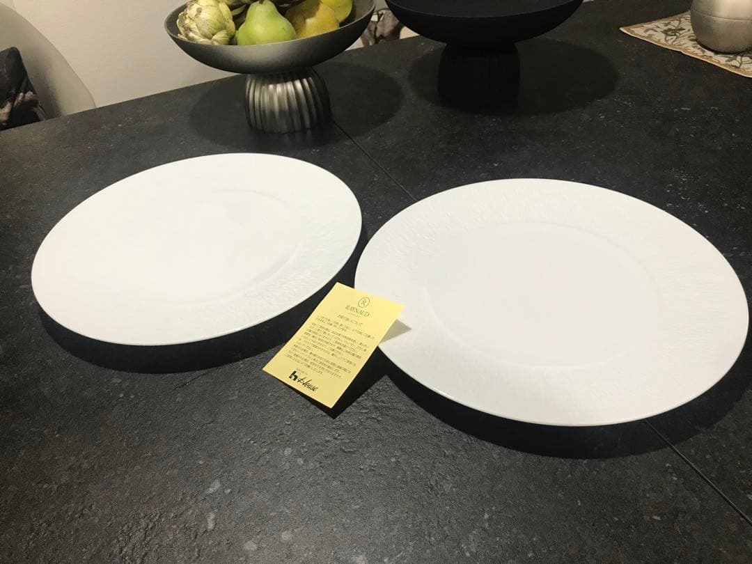 最終価格！！未使用品　RAYNAUD ミネラル　プレート大皿２枚セット