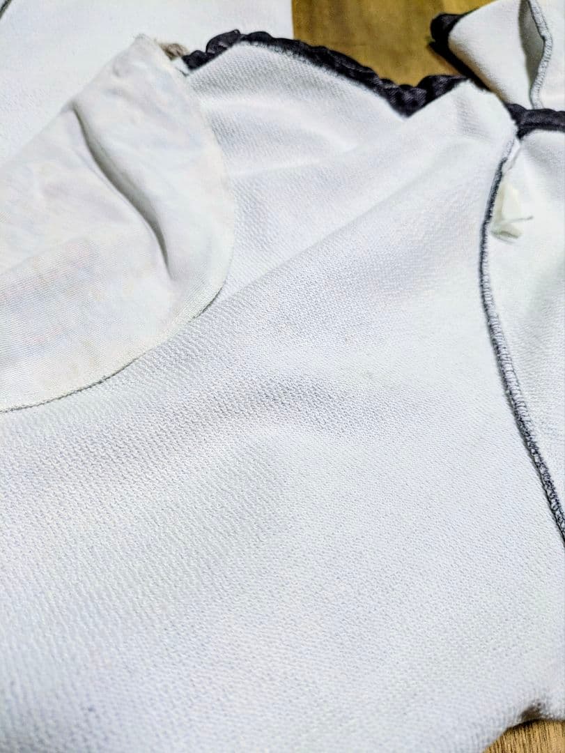 TATA 転写デニムパンツ　ブラック