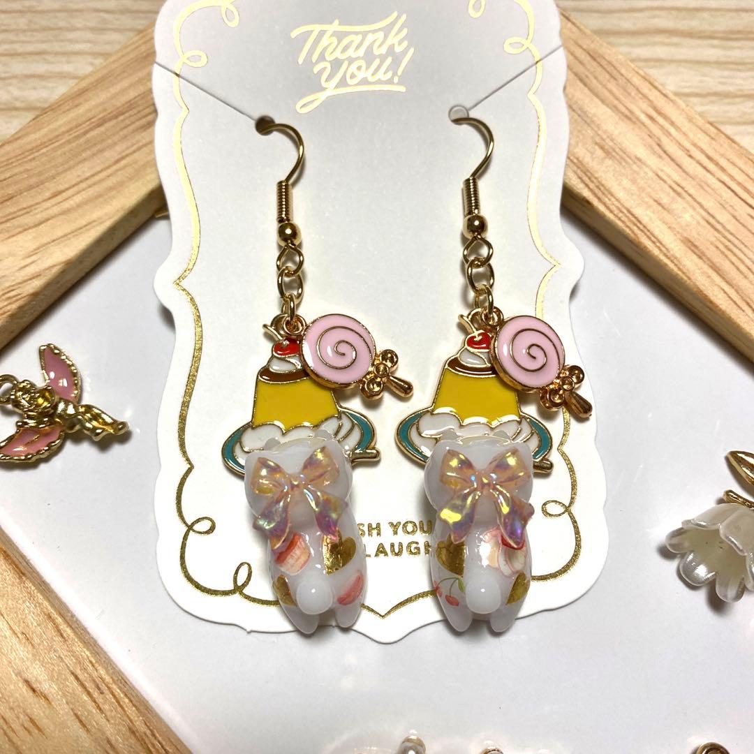 ☆プリンとsweets猫ちゃんピアス☆