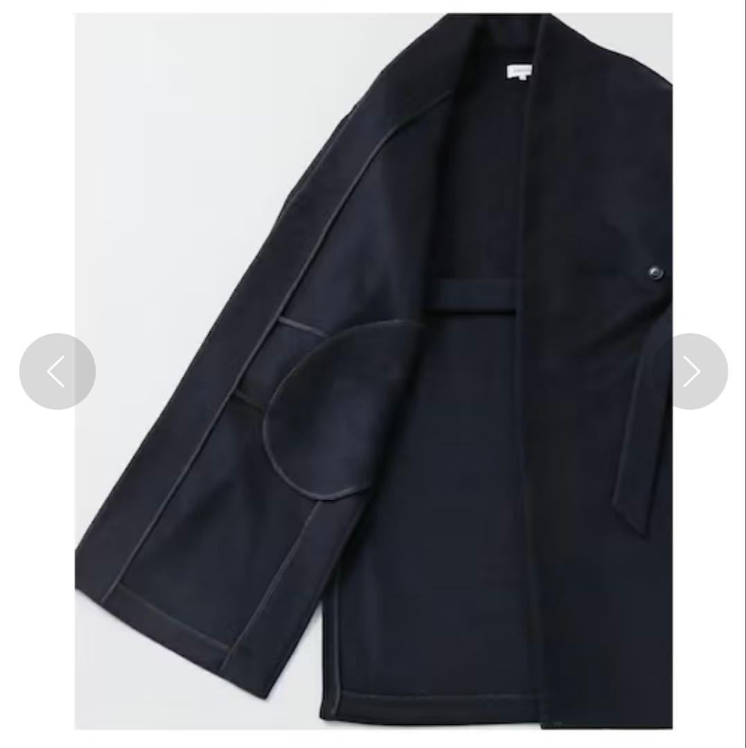 TOTEME トーテム　Robe Coat ローブコート　 S ネイビー