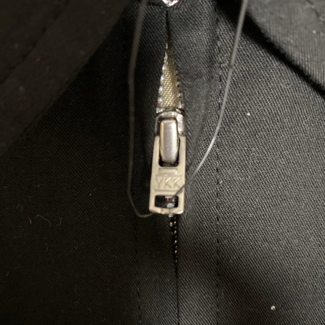 ベトジャン スカジャン ジャケット ミリタリー 黒 ジップアップ L 55