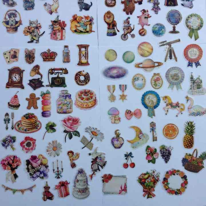 在庫なし 大きいフレークシールセット