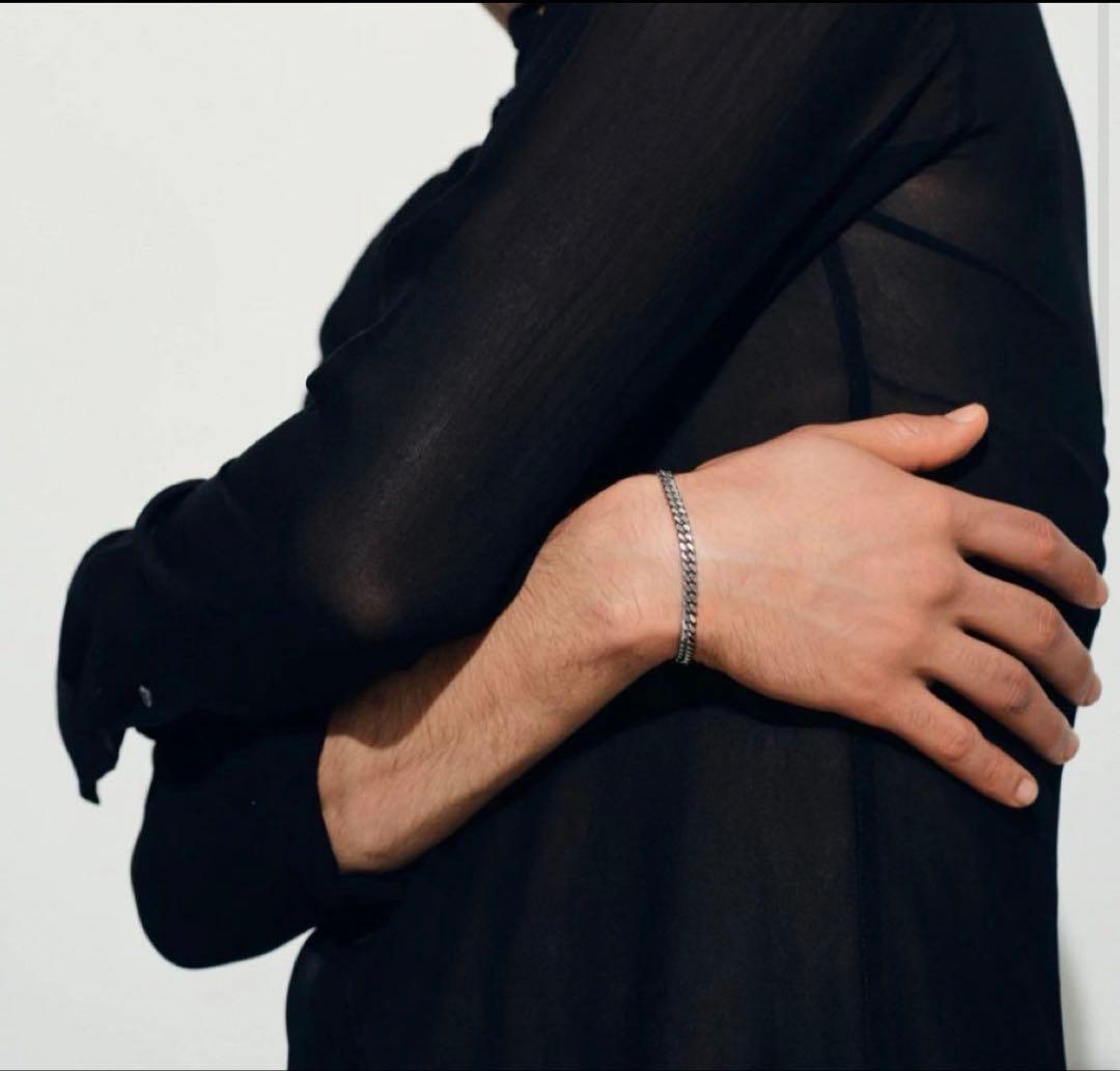 Curb Bracelet L トムウッド ブレスレット 7.0inch