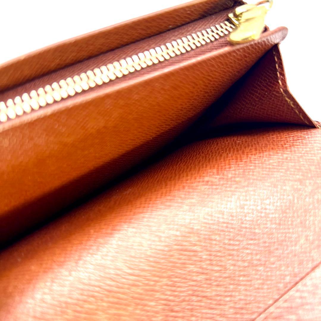 【美品】 ルイヴィトン モノグラム ポルトモネジップ M61738二つ折財布