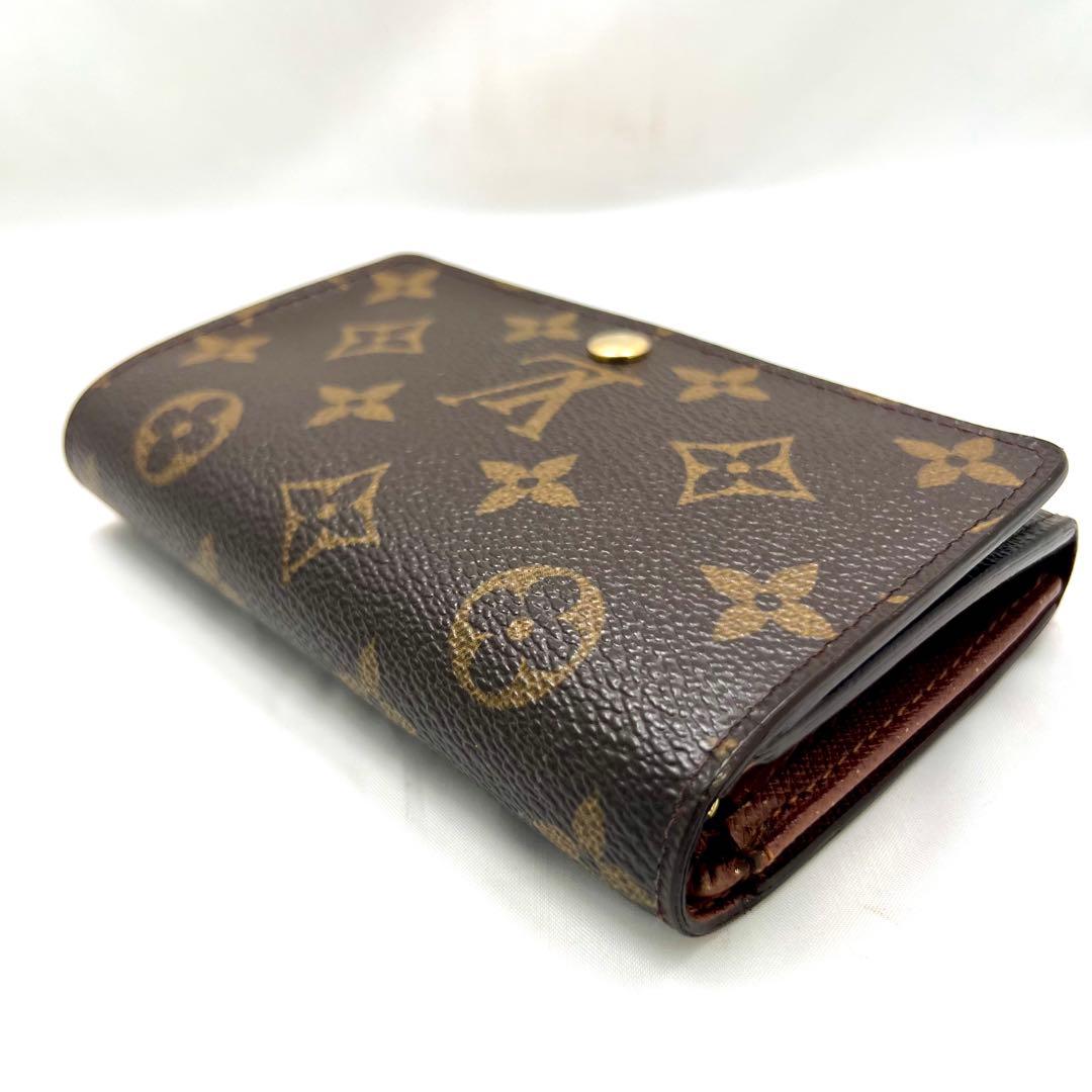 【美品】 ルイヴィトン モノグラム ポルトモネジップ M61738二つ折財布