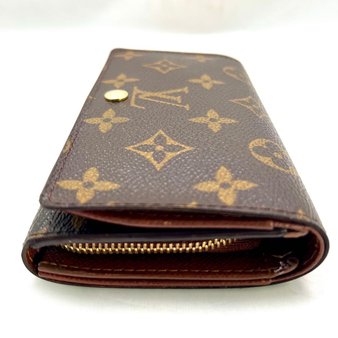 【美品】 ルイヴィトン モノグラム ポルトモネジップ M61738二つ折財布
