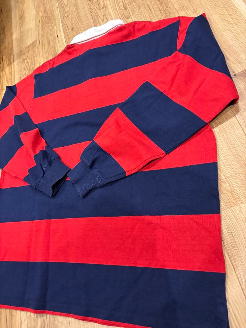 ポロスポーツ　ポロベア　POLO SPORT ラガーシャツ Lサイズ　ビンテージ