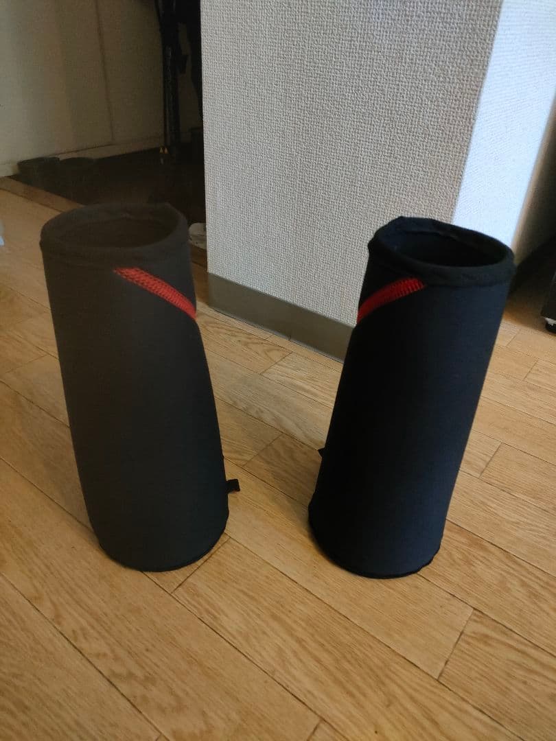 SBD ニースリーブ 黒/赤　Mサイズ 旧型