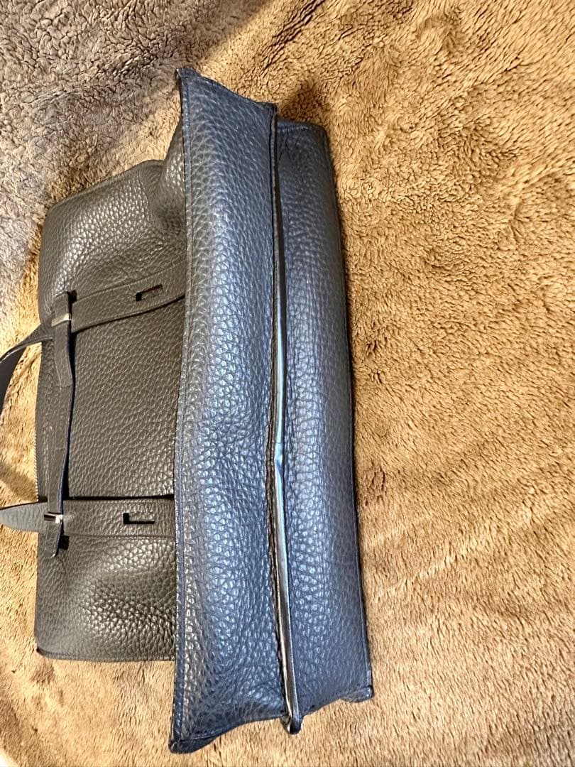 フルラFURLA☆トートバッグ GIOVE☆ダークグレー☆中古