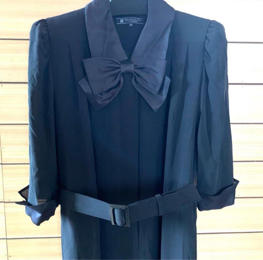 【最終値下げ】vintage ジバンシー ワンピース フォーマル XL 黒