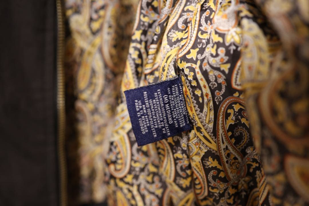 RENEGADE ダービージャケット 中綿 ブラック M