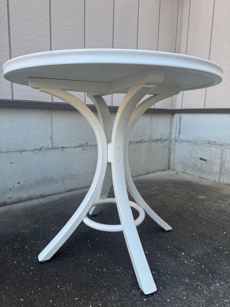 秋田木工 ダイニングテーブル T-130 ホワイト　IDC大塚家具