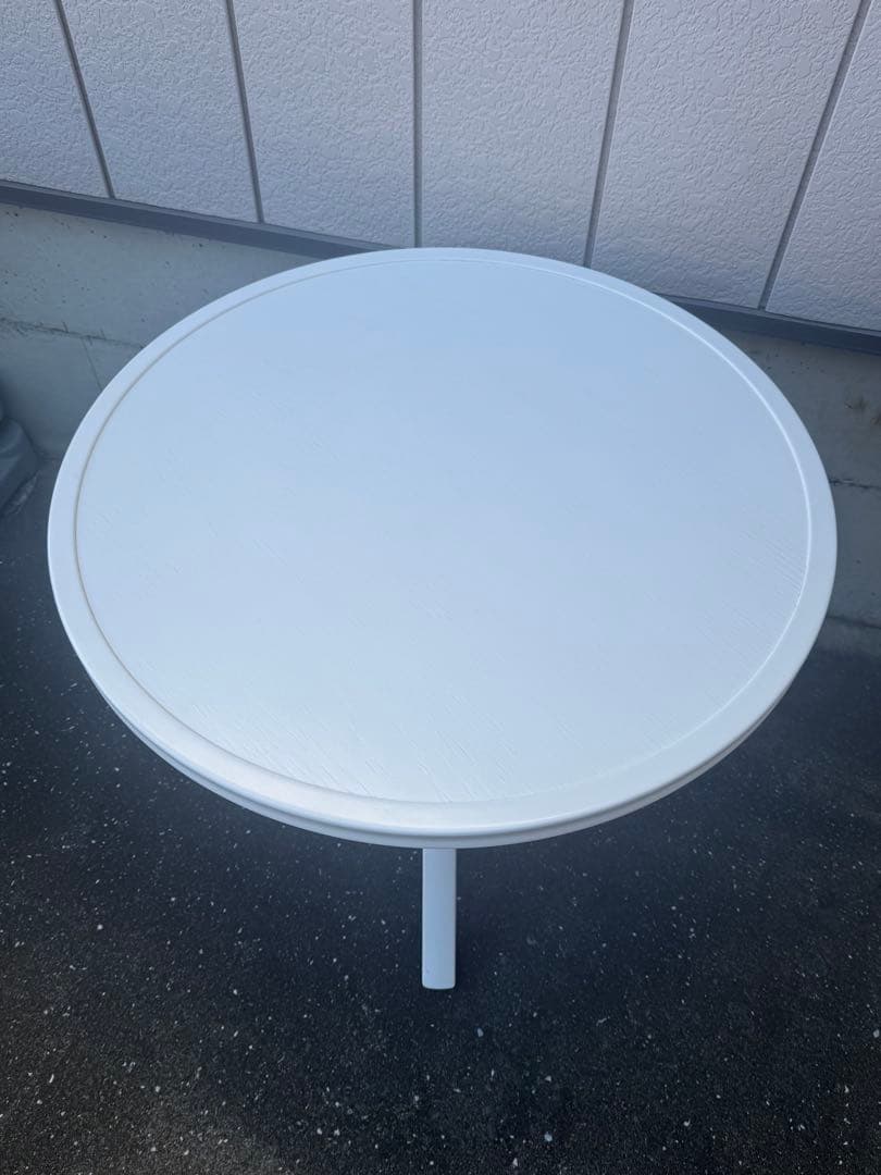 秋田木工 ダイニングテーブル T-130 ホワイト　IDC大塚家具