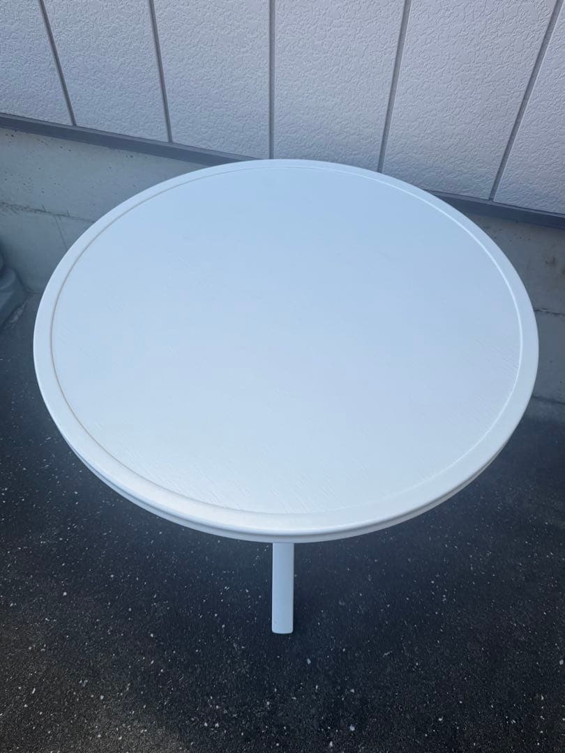 秋田木工 ダイニングテーブル T-130 ホワイト　IDC大塚家具