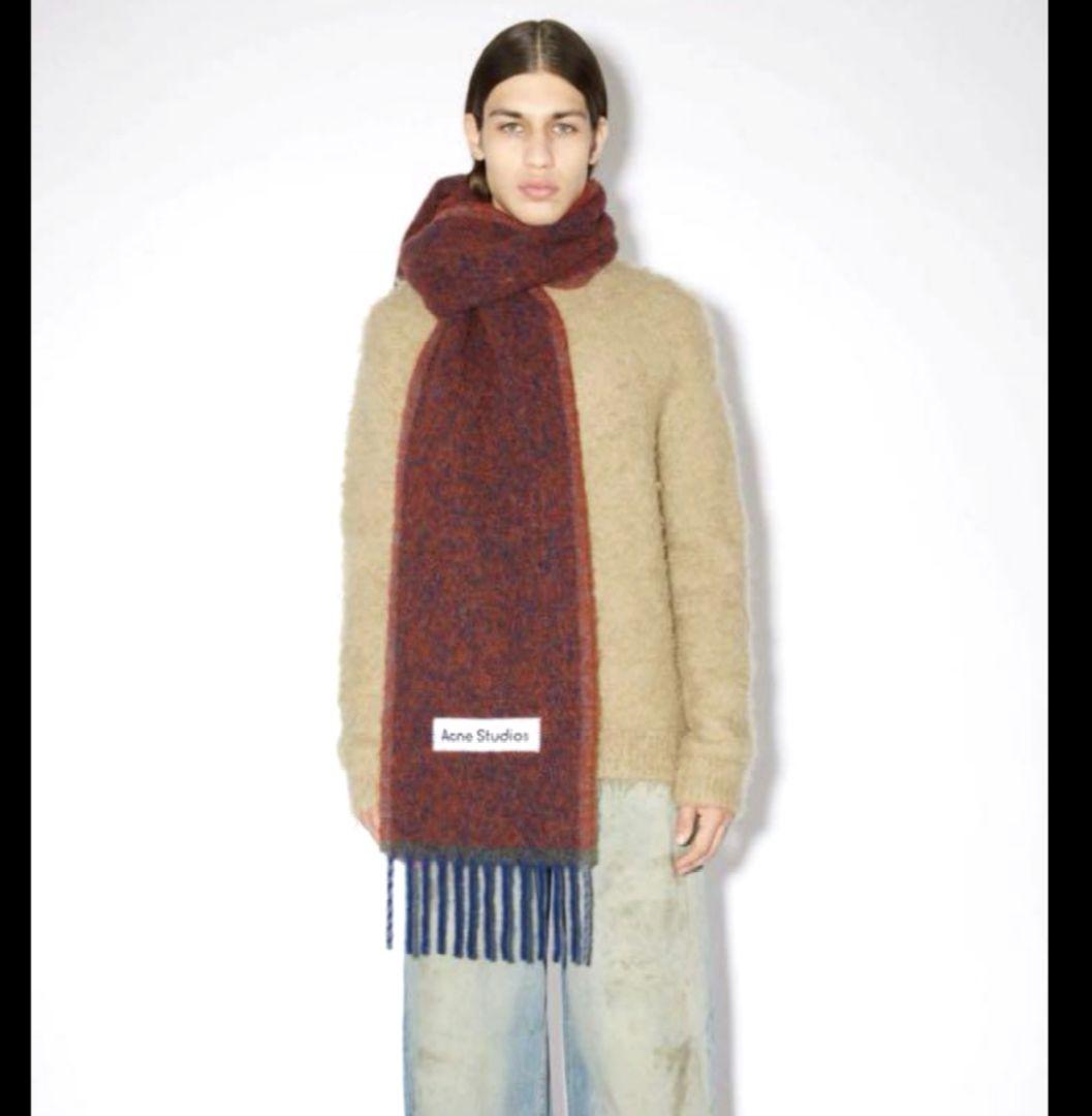 !正規品★美品★Acne Studios★フリンジ付きマフラー 男女兼用