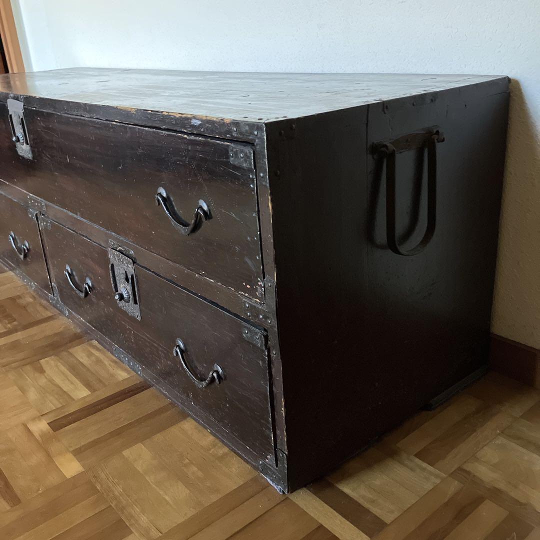 和箪笥　時代箪笥　古家具　ローボード　和骨董　アンティーク