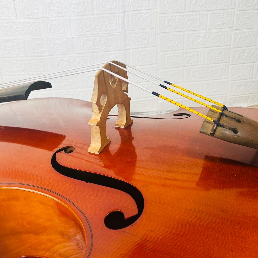 SUZUKI　コントラバス　No85　3/4　国産　1990年製　弦楽器　本体