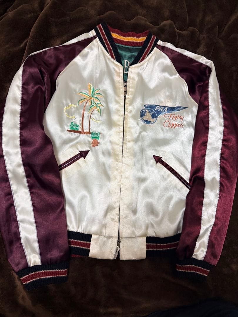 ２面用 テーラー東洋 USA Hawaii 日本限定スカジャン vintage