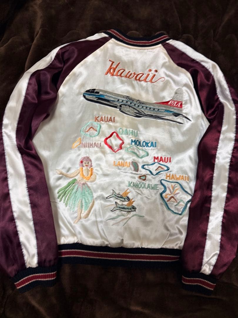 ２面用 テーラー東洋 USA Hawaii 日本限定スカジャン vintage
