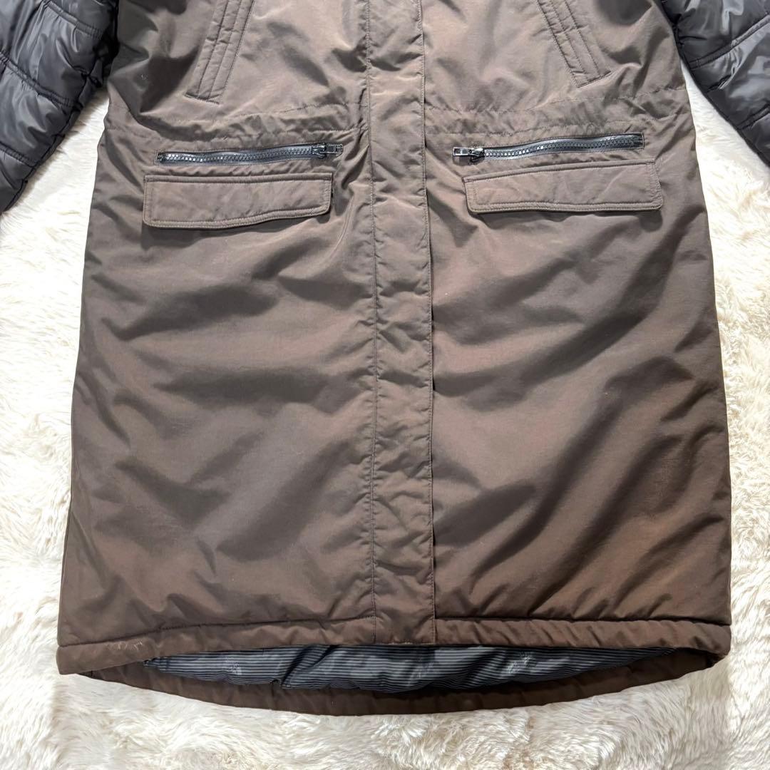 【THE NORTH FACE】異素材切り替え中綿ロングジャケット　大きいサイズ