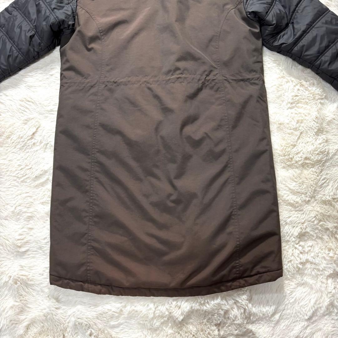 【THE NORTH FACE】異素材切り替え中綿ロングジャケット　大きいサイズ