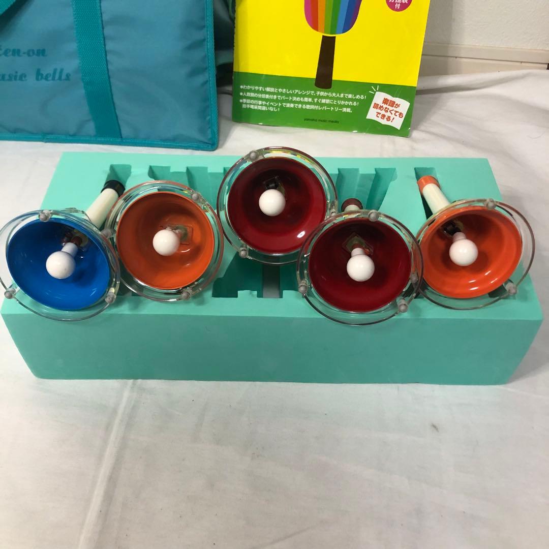 送料込★美品★ゼンオン ミュージックベル 20音 タッチ式 ZENON 教本付