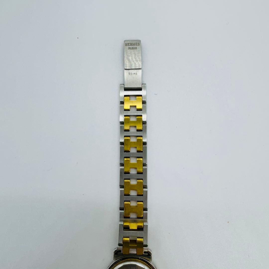 ✨HERMES✨エルメス✨コンビ✨ゴールド文字盤✨クリッパー✨腕時計✨