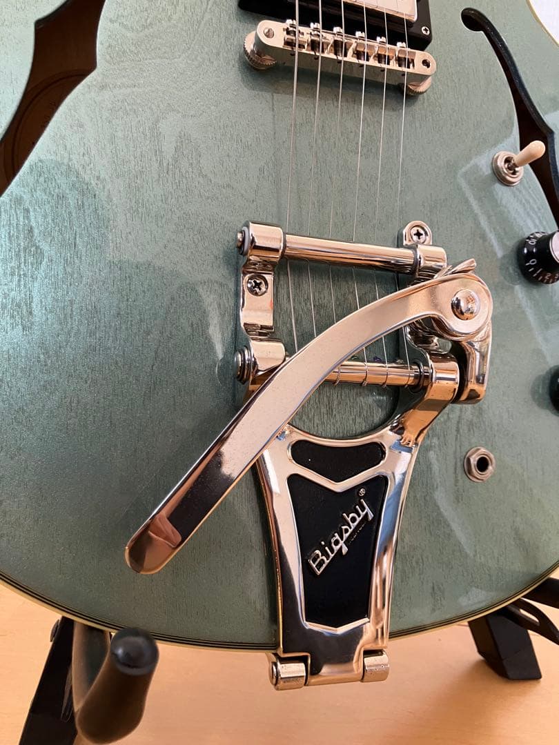 Epiphone ES-355 ペルファムブルー　セミアコ