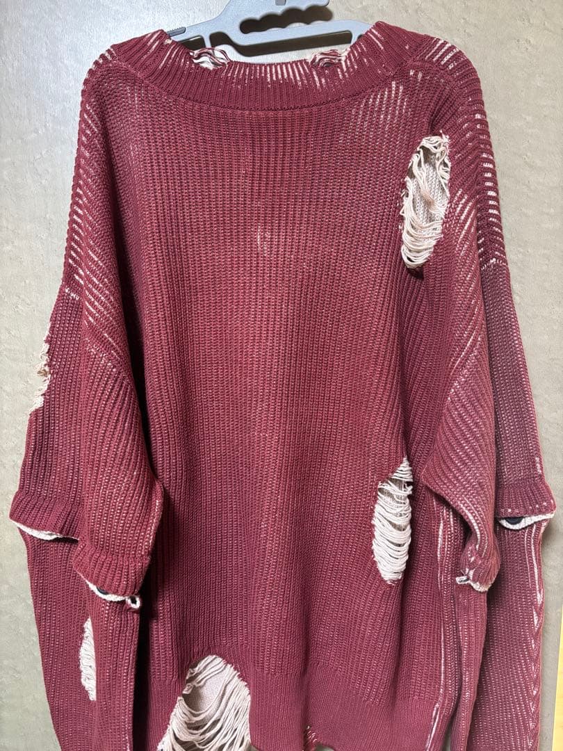 GRANCY 赤カーディガン