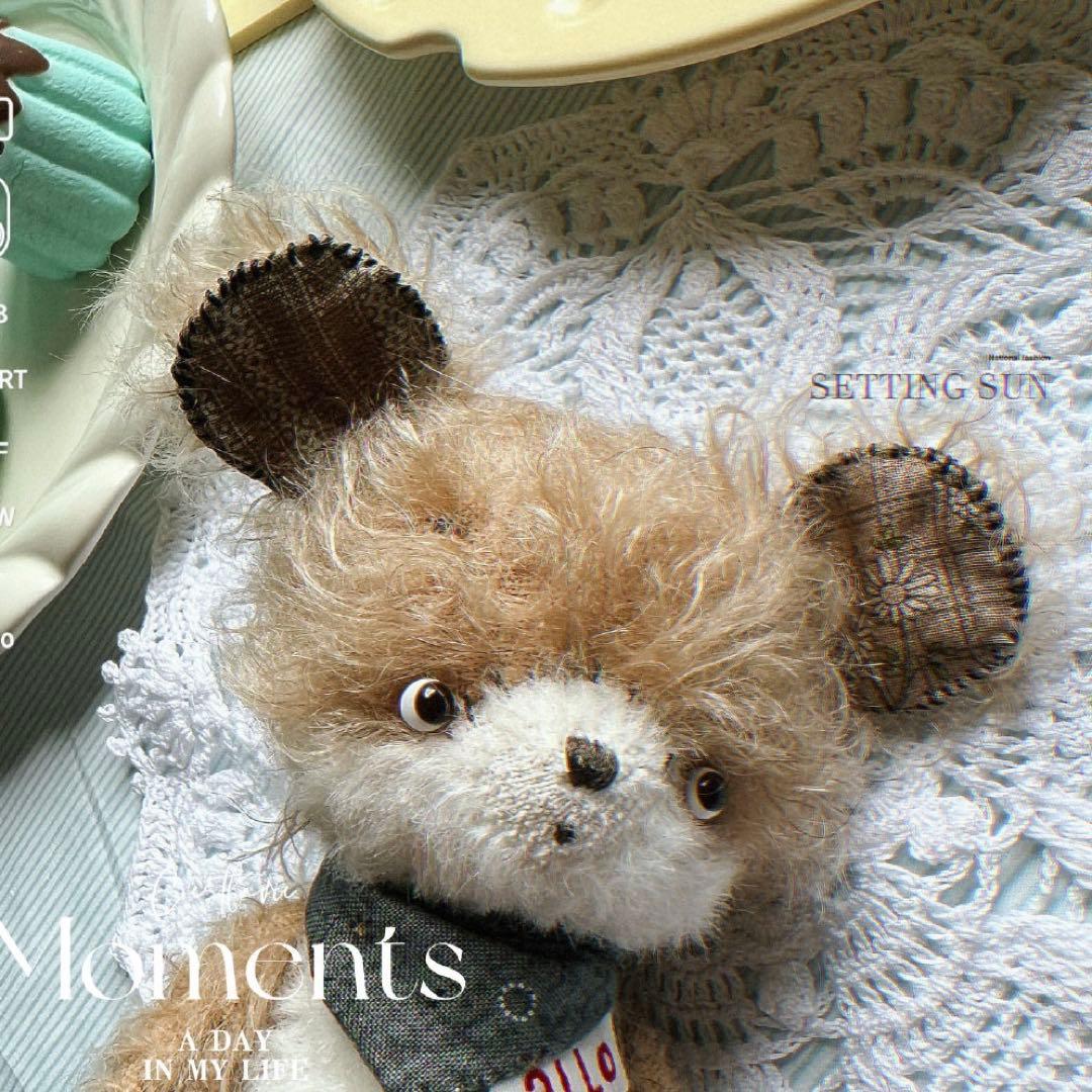 興味津々ネズミちゃん アーティストベア テディベア 海外作家様 ハンドメイド