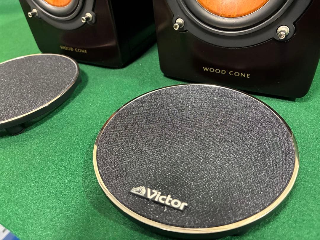 ビクター　VICTOR SP-EXAR3 9cmウッドコーンスピーカー　ペア