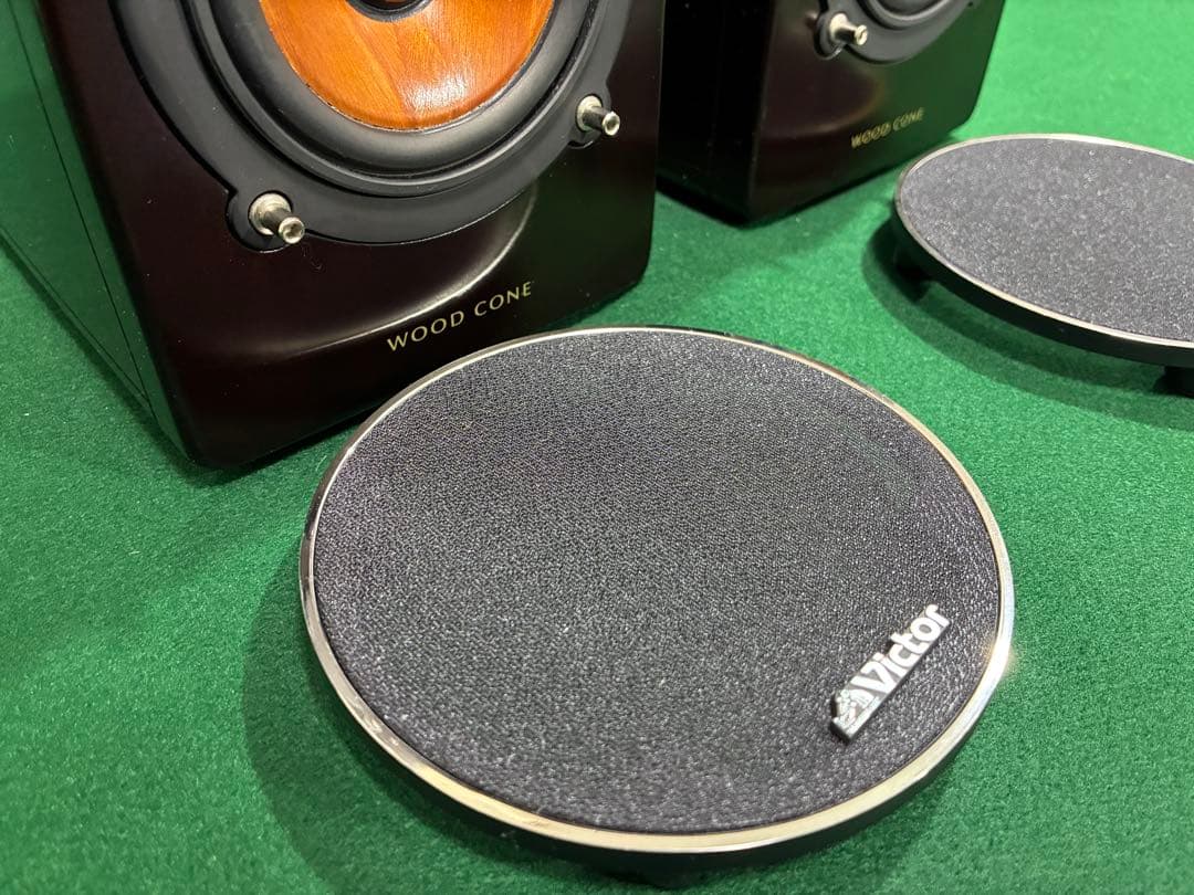 ビクター　VICTOR SP-EXAR3 9cmウッドコーンスピーカー　ペア