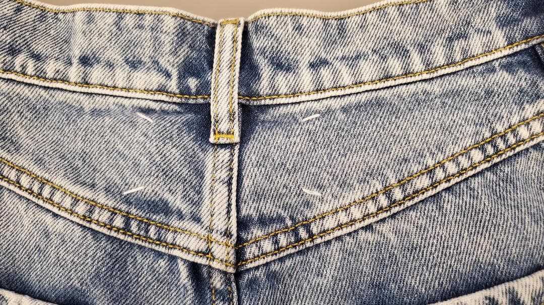 メゾン マルジェラ Margiela デニムジーンズスラッシュディテール 38