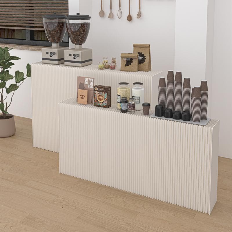 ディスプレイラック展示台セット陳列台 組立不要 折りたたみ長さ2-3ｍ幅52㎝