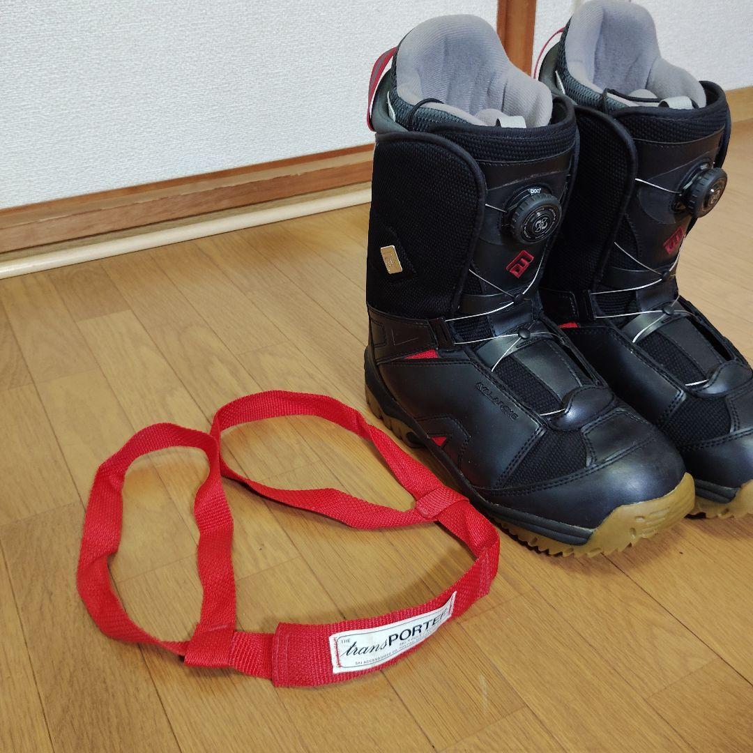 ボードブーツ BOAシステム ブラック　サイズ27.0/27.5