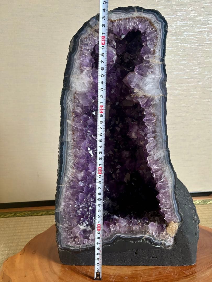 アメジストドーム　天然石　紫水晶　鉱物　鑑賞石　希少
