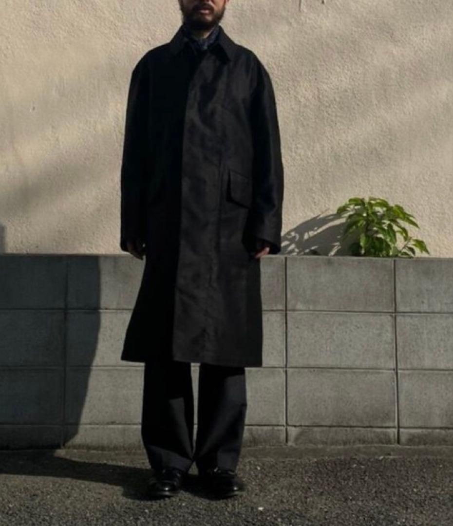 outil manteau miery 3 美品　黒　モールスキンコート