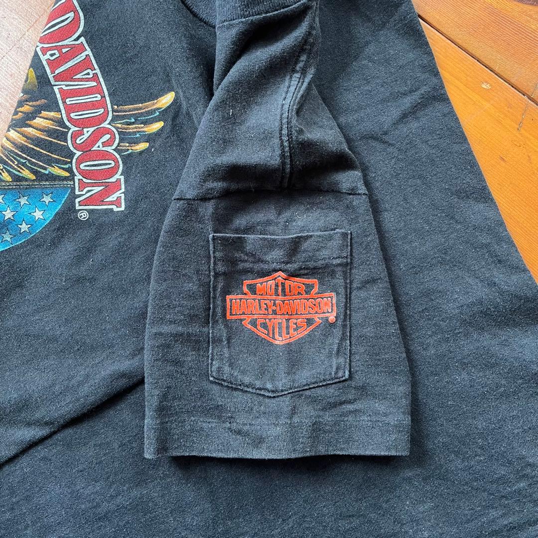 トップス Vintage 1988 Harley Davidson Pocket tees