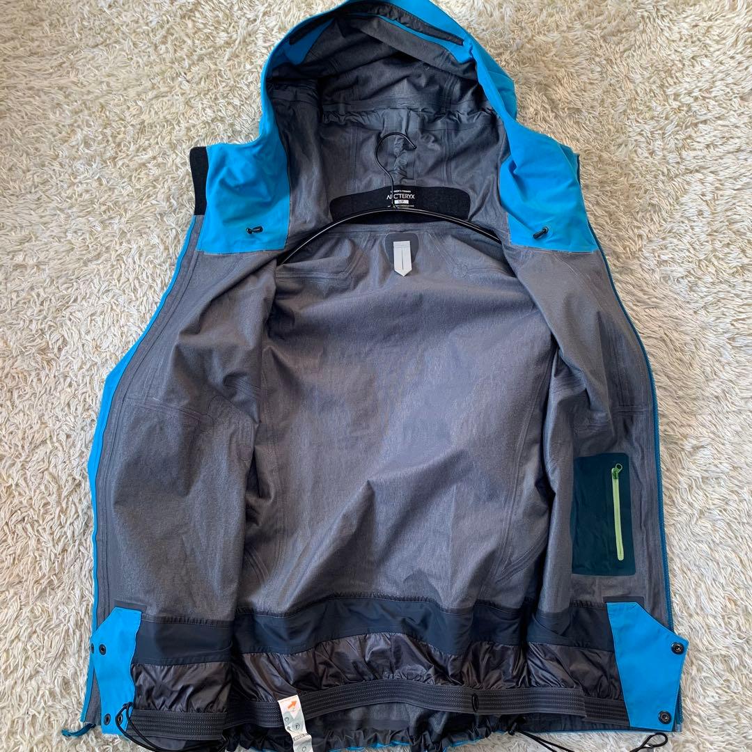 ARC’TERYX GORE-TEX ハードシェル S 水色 テック